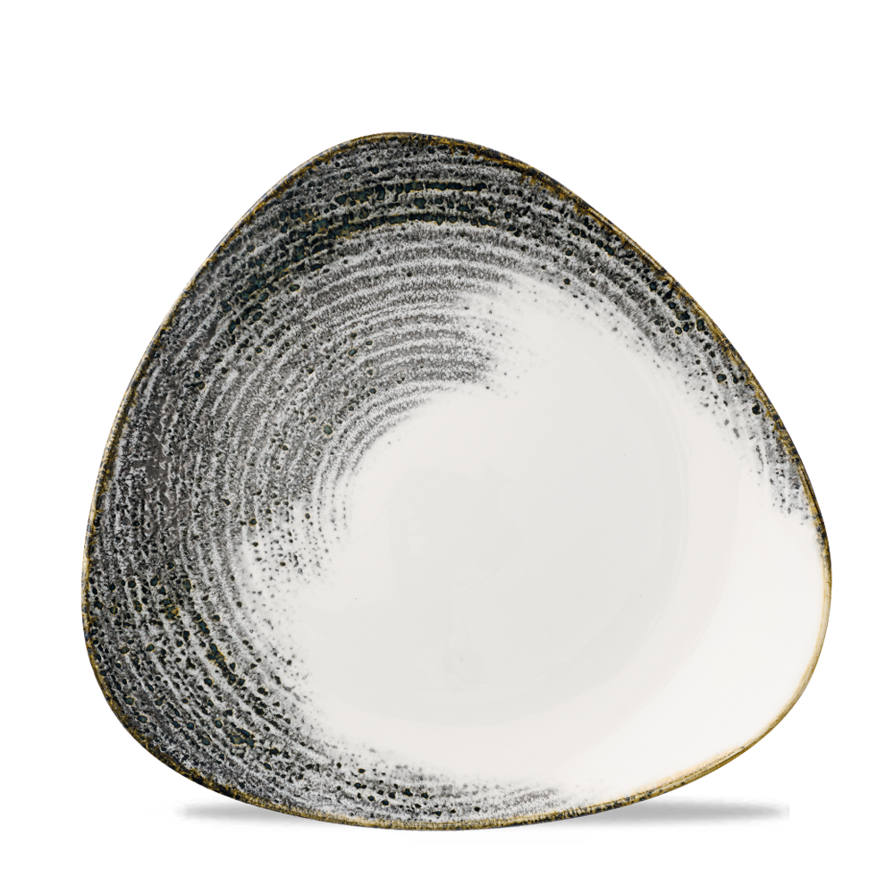 Talerz trójkątny Homespun Accents Black, 250mm
