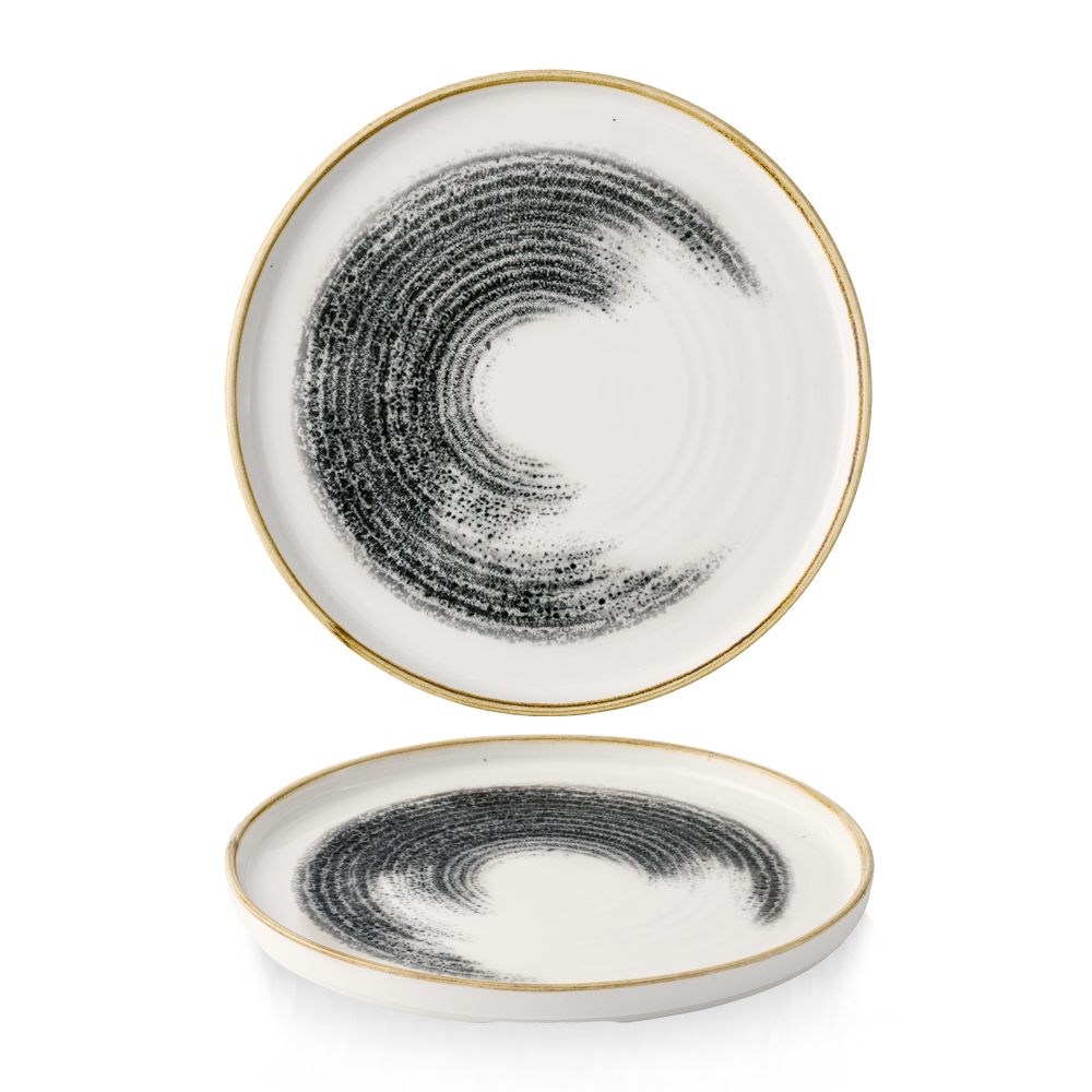 Talerz z wysokim rantem Homespun Accents Black, 260mm
