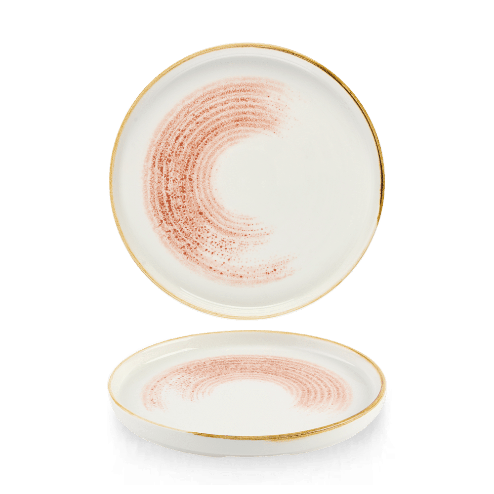 Talerz z wysokim rantem Homespun Accents Coral, 210mm