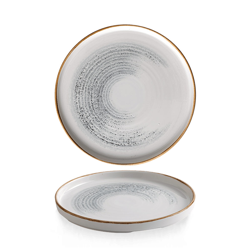 Talerz z wysokim rantem Homespun Accents Jasper Grey, 210mm