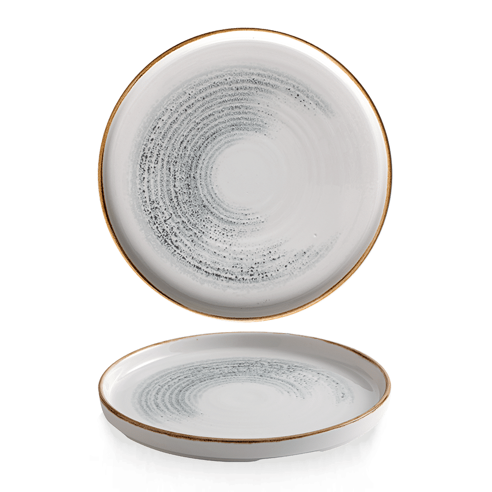 Talerz z wysokim rantem Homespun Accents Jasper Grey, 260mm
