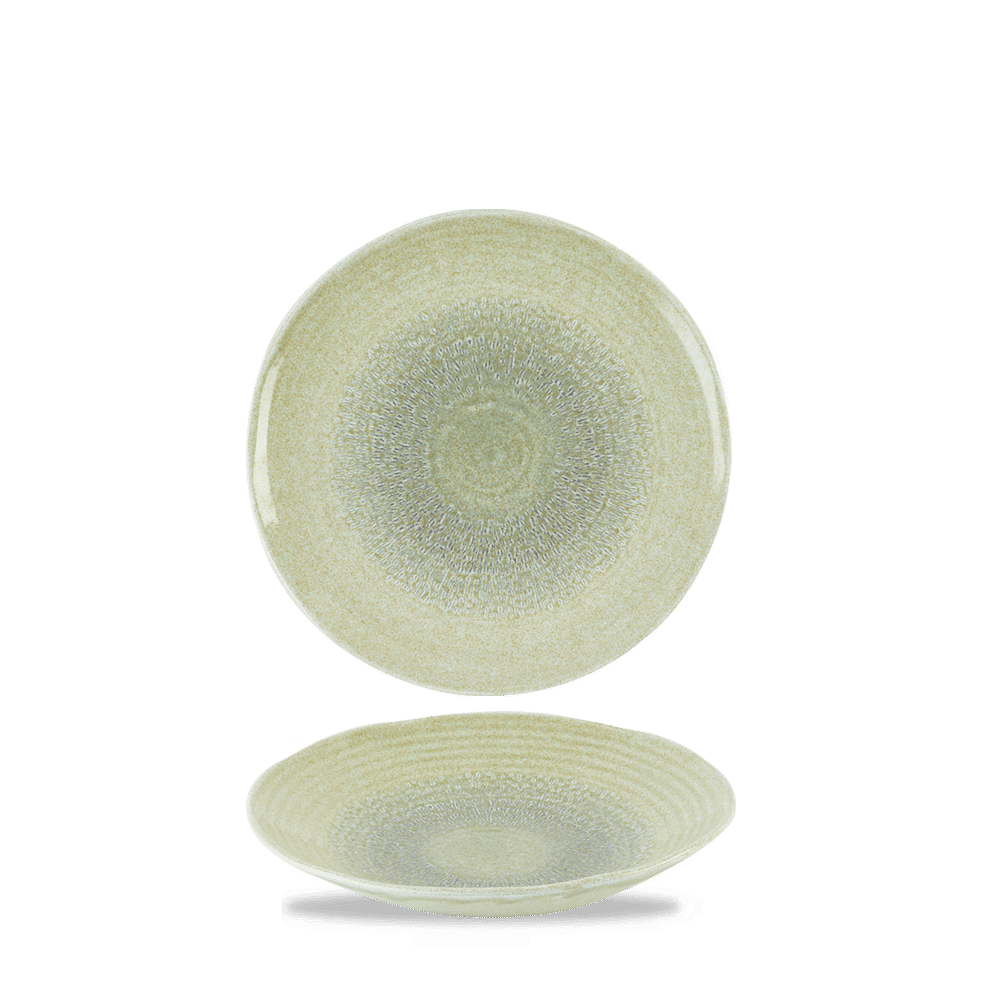 Misa coupe o organicznym kształcie Harvest Grain Speckle Green, 210mm, 430ml