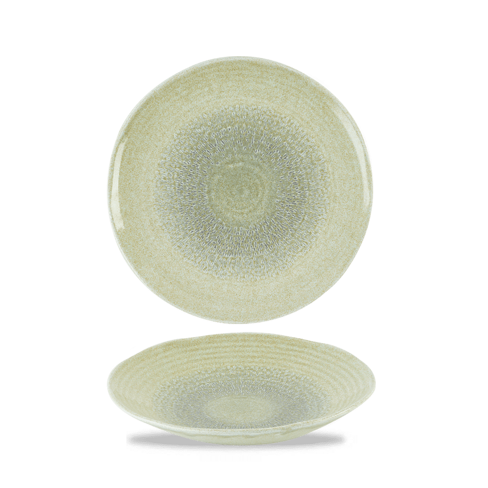 Misa coupe o organicznym kształcie Harvest Grain Speckle Green, 250mm, 800ml