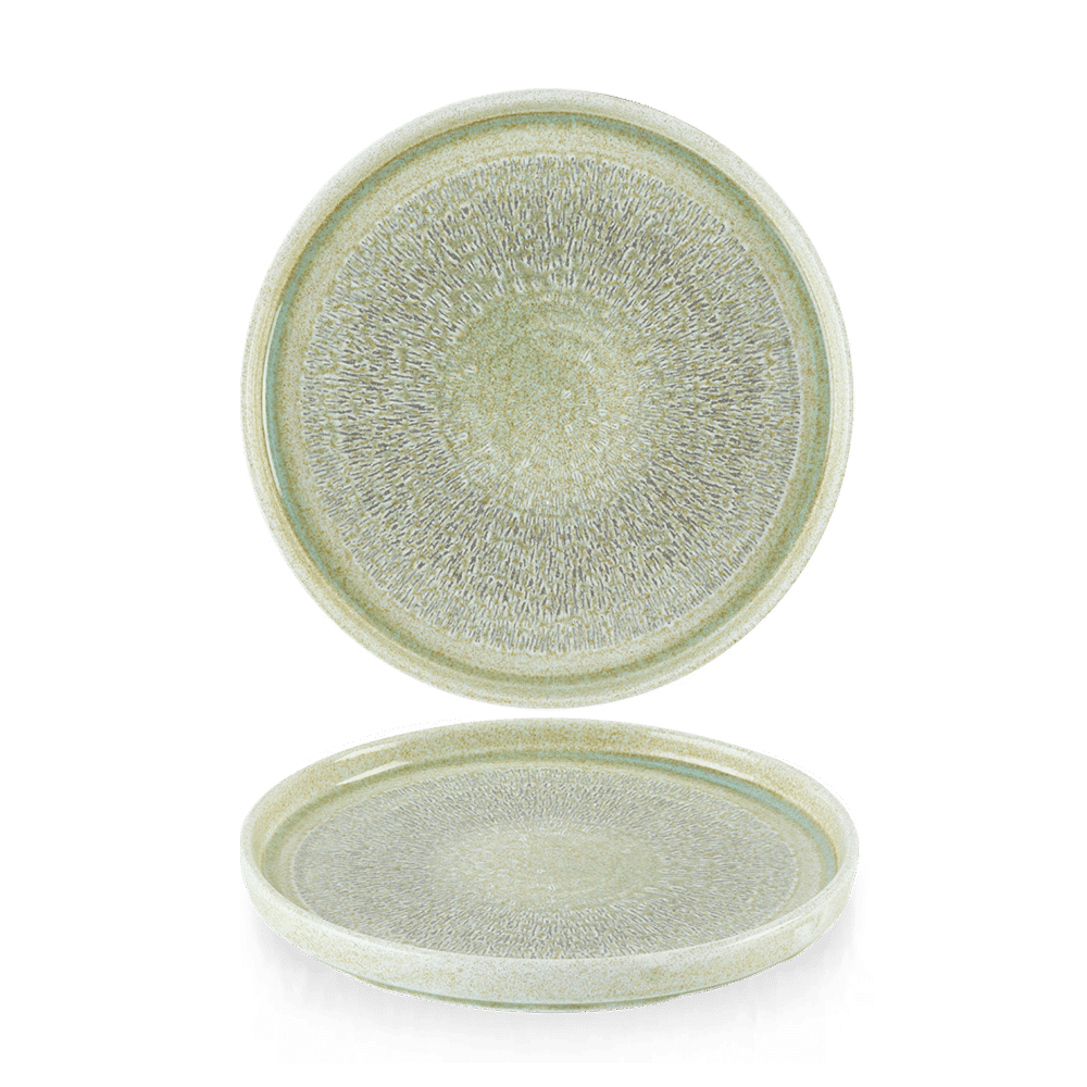 Talerz z wysokim rantem Harvest Grain Speckle Green, 210mm