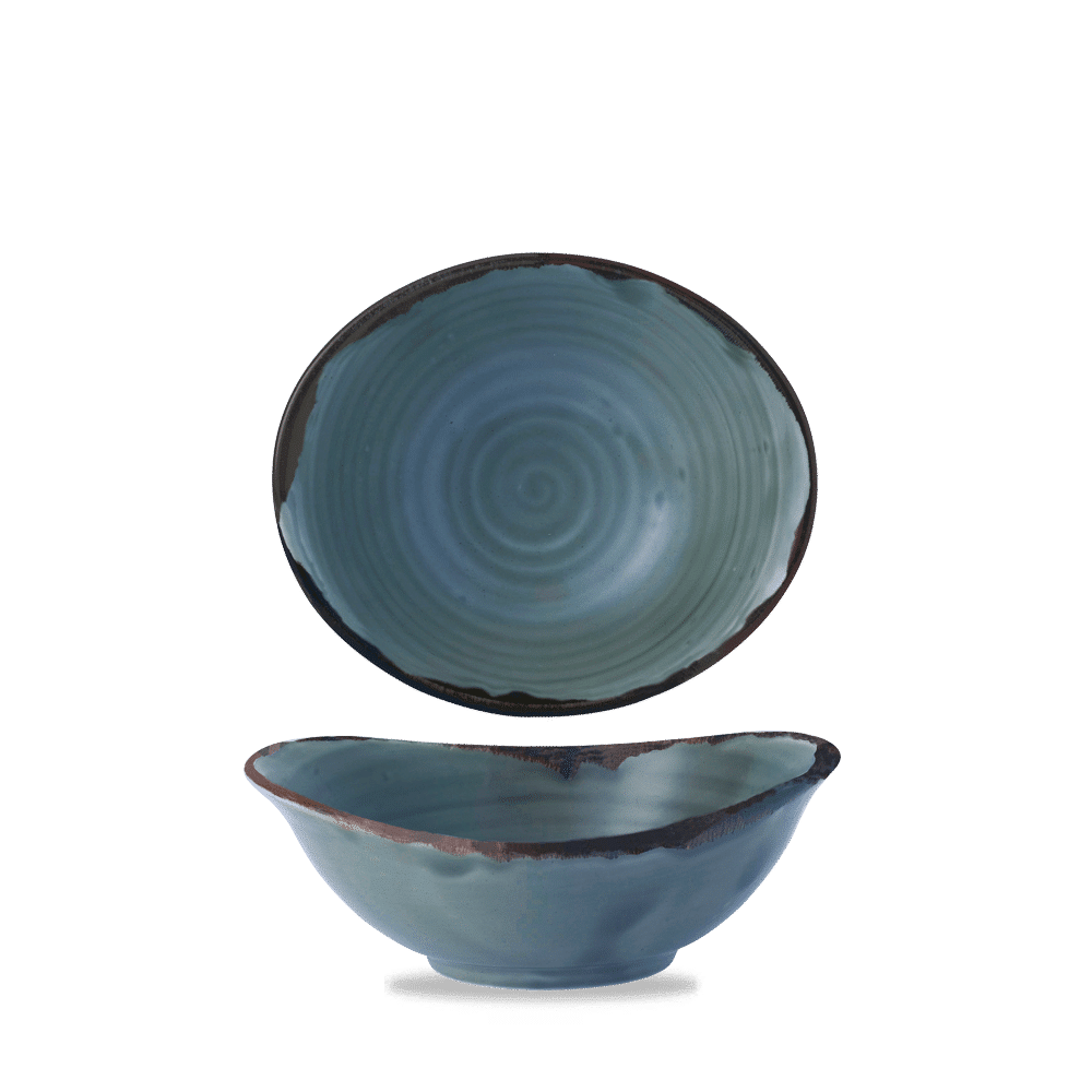 Harvest Blue deep bowl, 200x170mm, 510ml