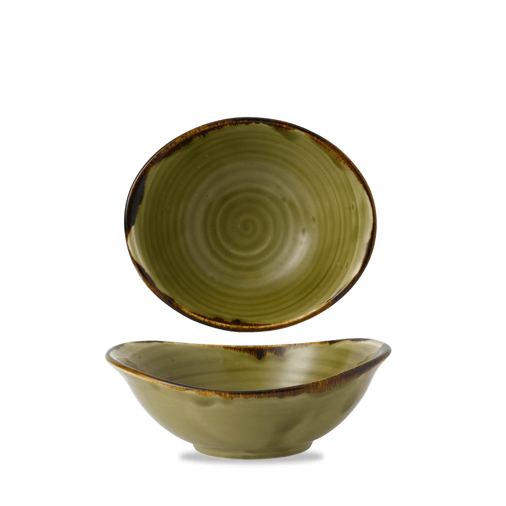 Harvest Green deep bowl, 200x170mm, 510ml