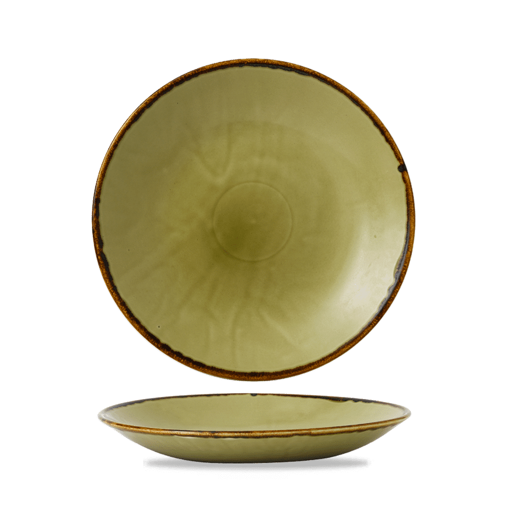 Talerz głęboki coupe Harvest Green, 280mm