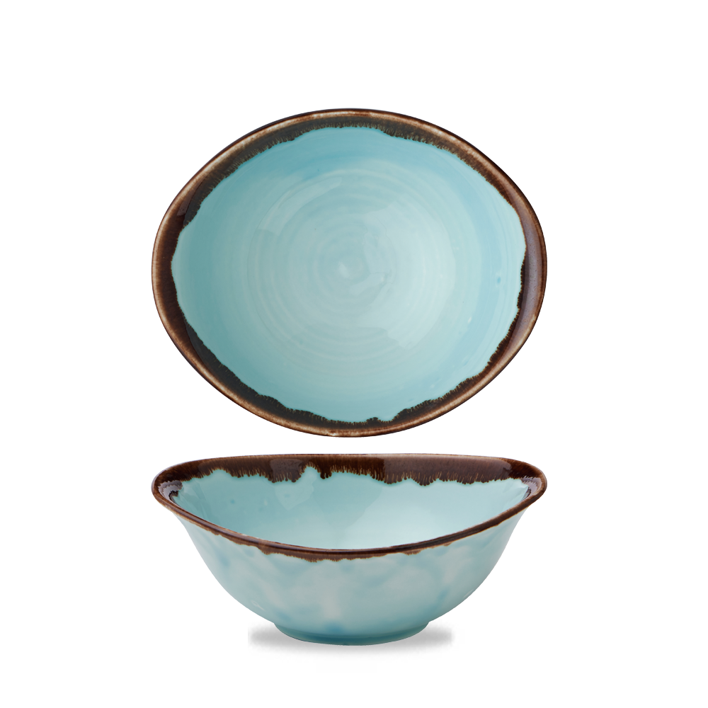 Harvest Turquoise deep bowl, 200x170mm