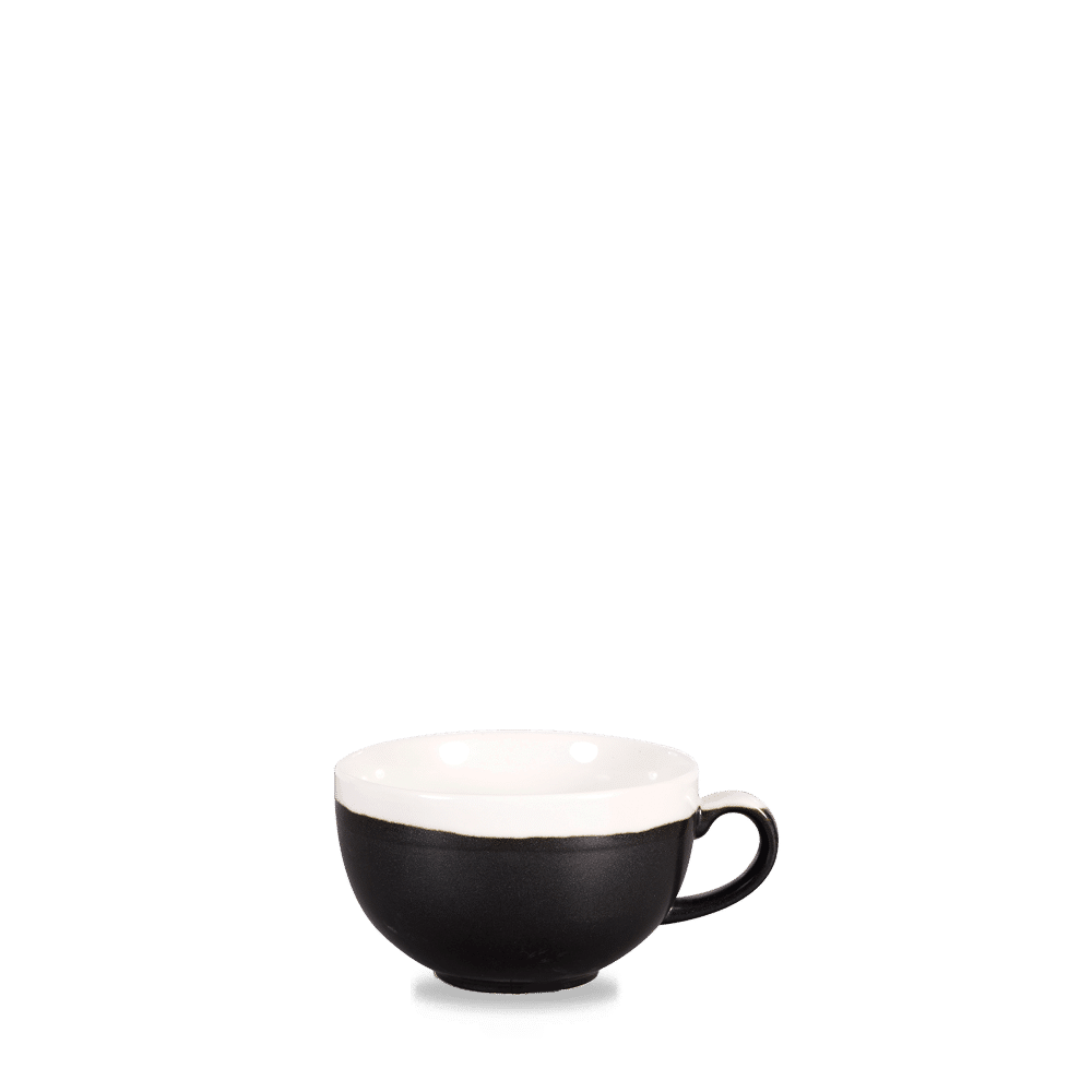 Monochrome Onyx Black cappuccino cup, 230 ml
