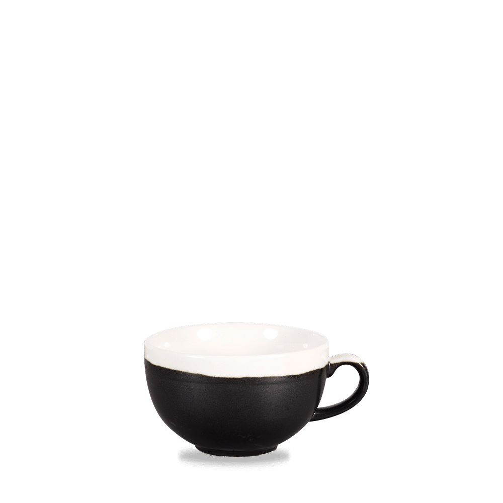 Monochrome Onyx Black cappuccino cup, 340 ml