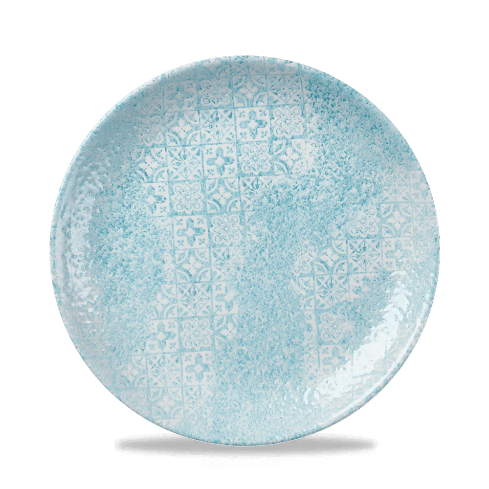 Med Tiles Aquamarine Evolve Coupe Plate 8.67" [cz]