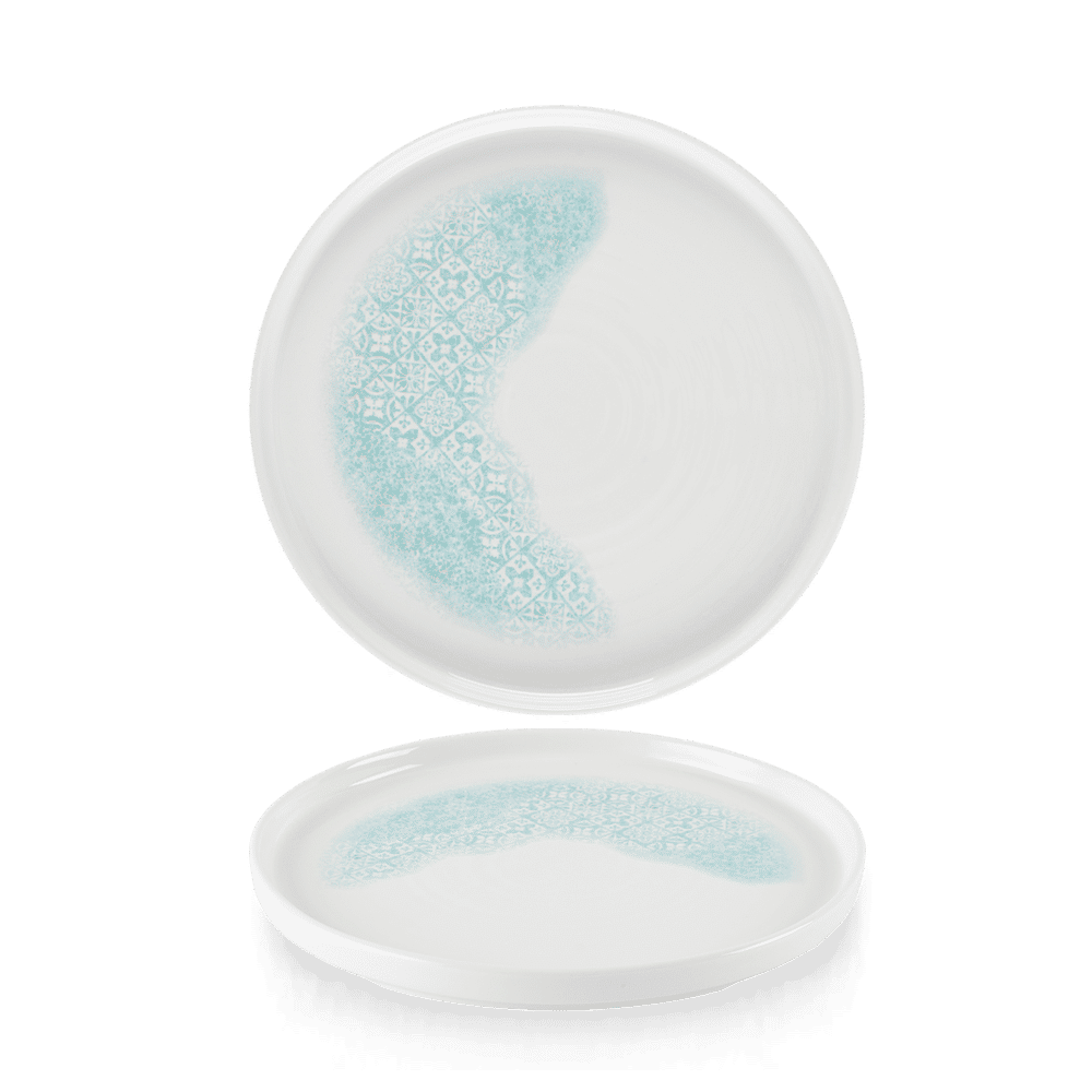 Talerz z wysokim rantem Aquamarine Med Tiles, 210mm [se]