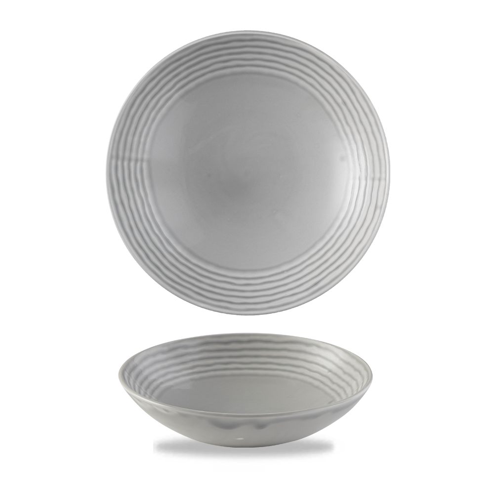 Harvest Norse Grey coupe bowl, 180mm, 430ml