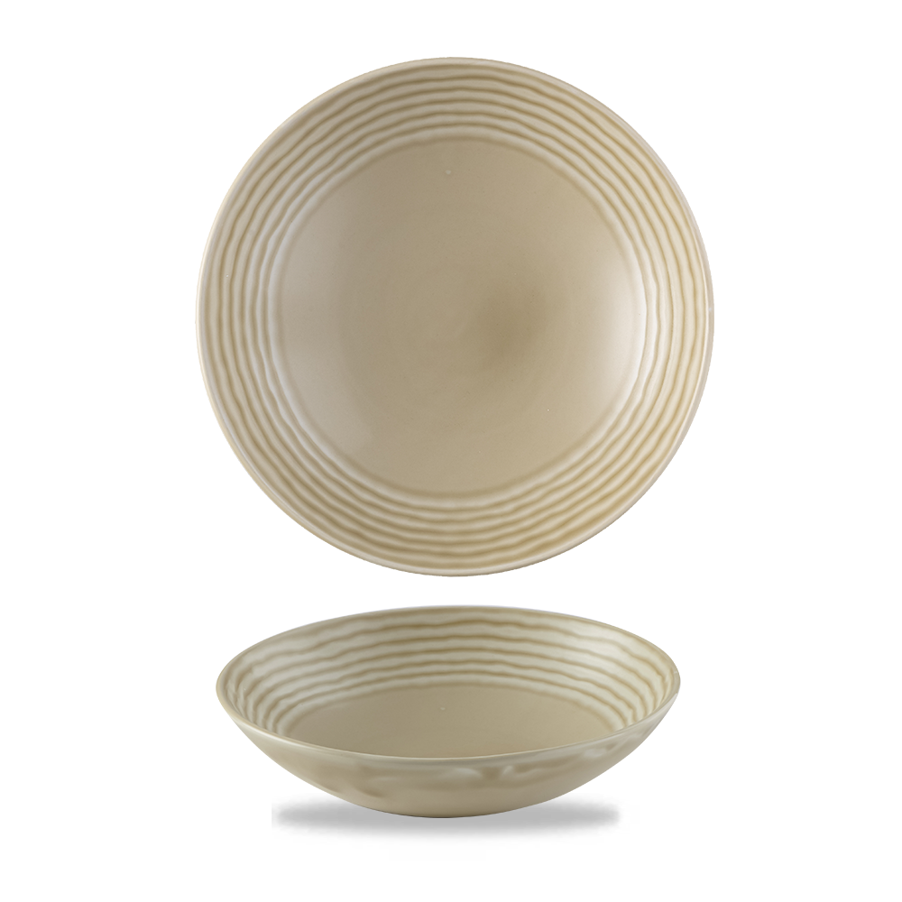 Harvest Norse Linen coupe bowl, 180mm, 430ml