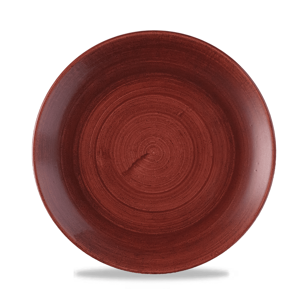 Talerz płytki coupe Patina Red Rust, 220mm