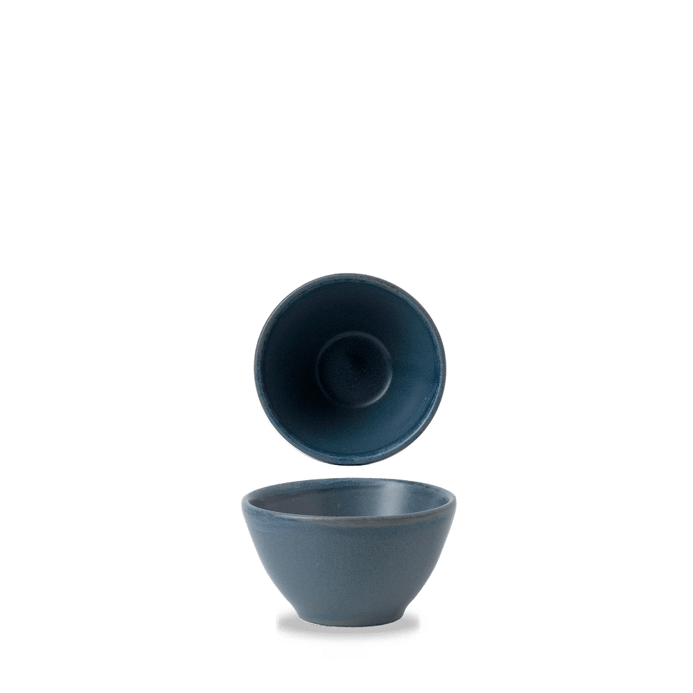 Oslo Blue  Contour Dip Pot 4Oz [cz]