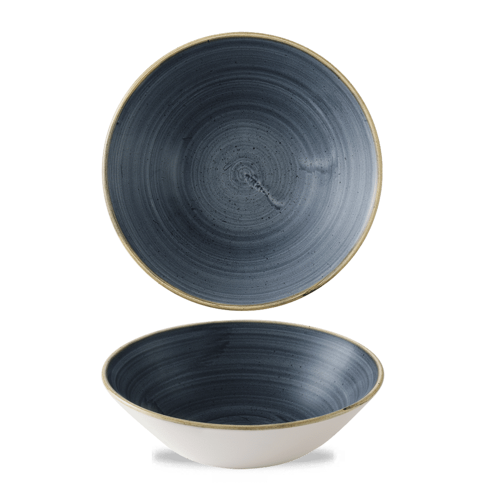 Stonecast Blueberry deep coupe bowl, 220 mm, 1100 ml