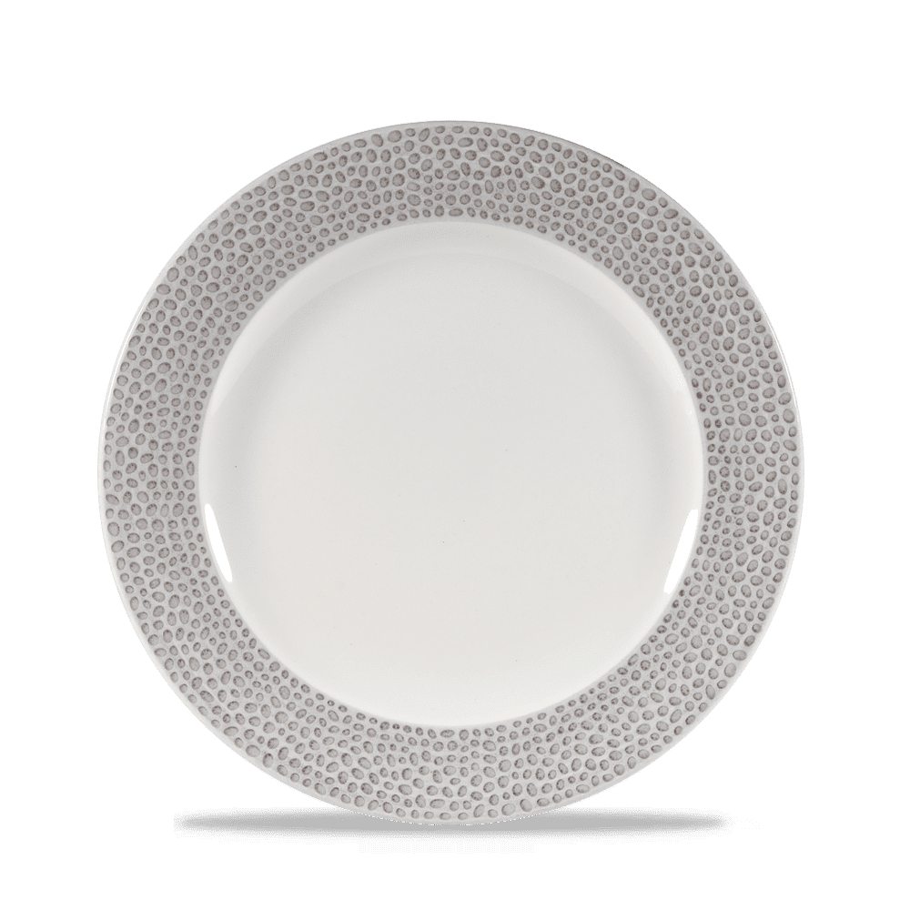 Isla Spinwash Shale Grey  Plate 8 1/4" [sk]