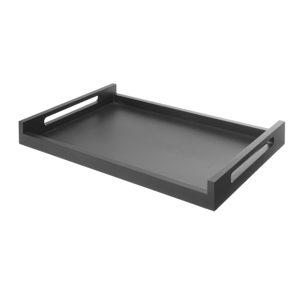 Деревянный поднос для обслуживания номеров Madeira Black 603x402 мм