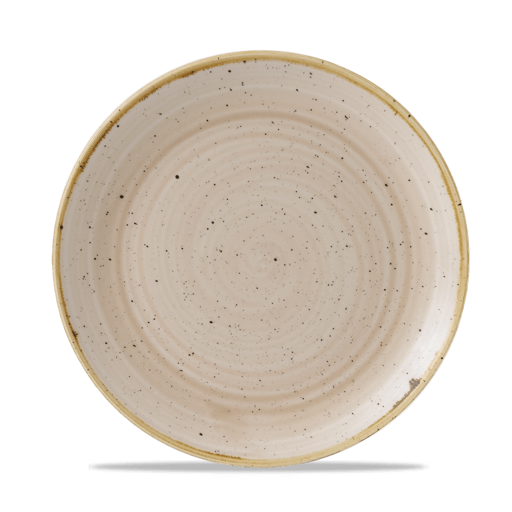 Stonecast Nutmeg Cream shallow plate, 220 mm