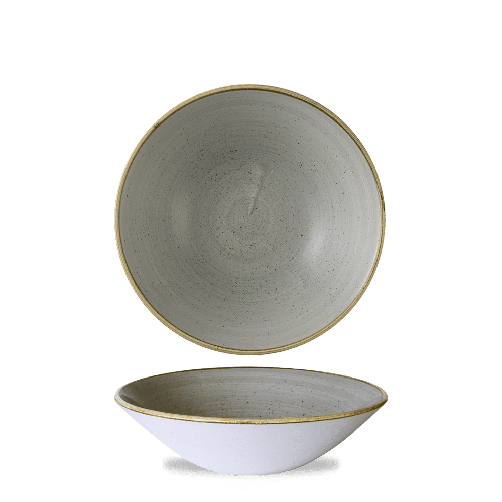 Stonecast Grey deep coupe bowl, 200 mm, 750 ml
