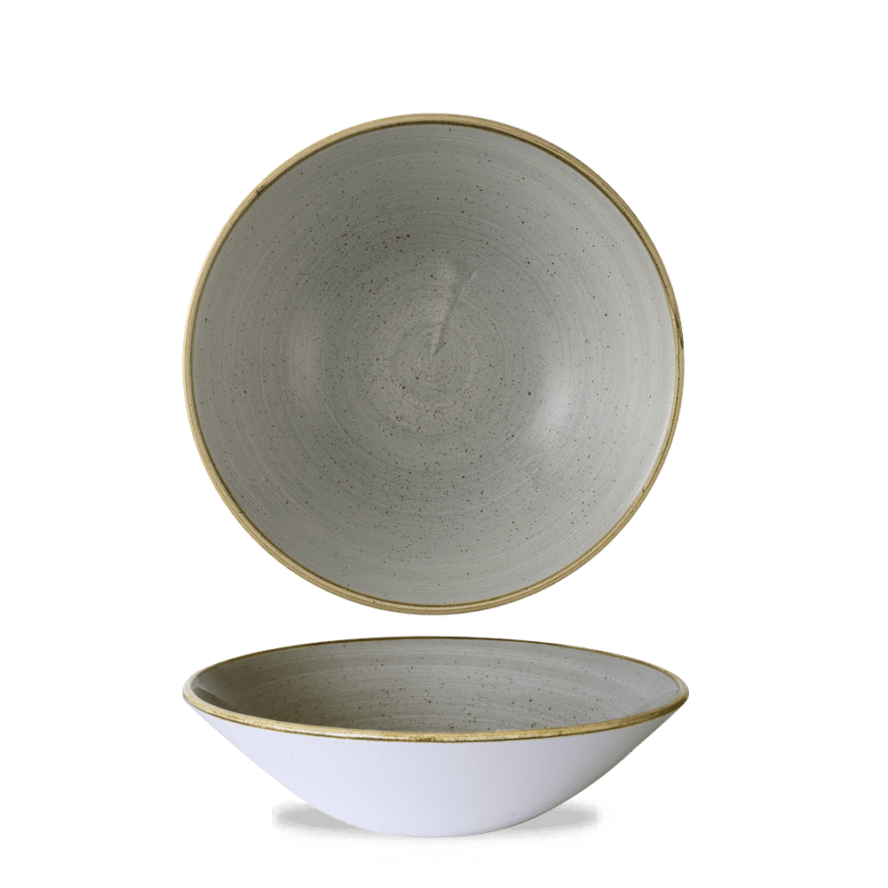 Stonecast Grey deep coupe bowl, 220 mm, 1100 ml