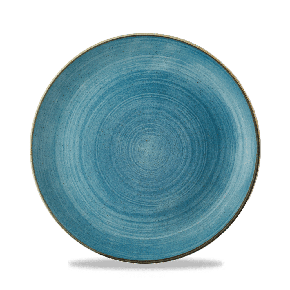 Stonecast Raw Teal Evolve Coupe Plate 8.67" [cz]