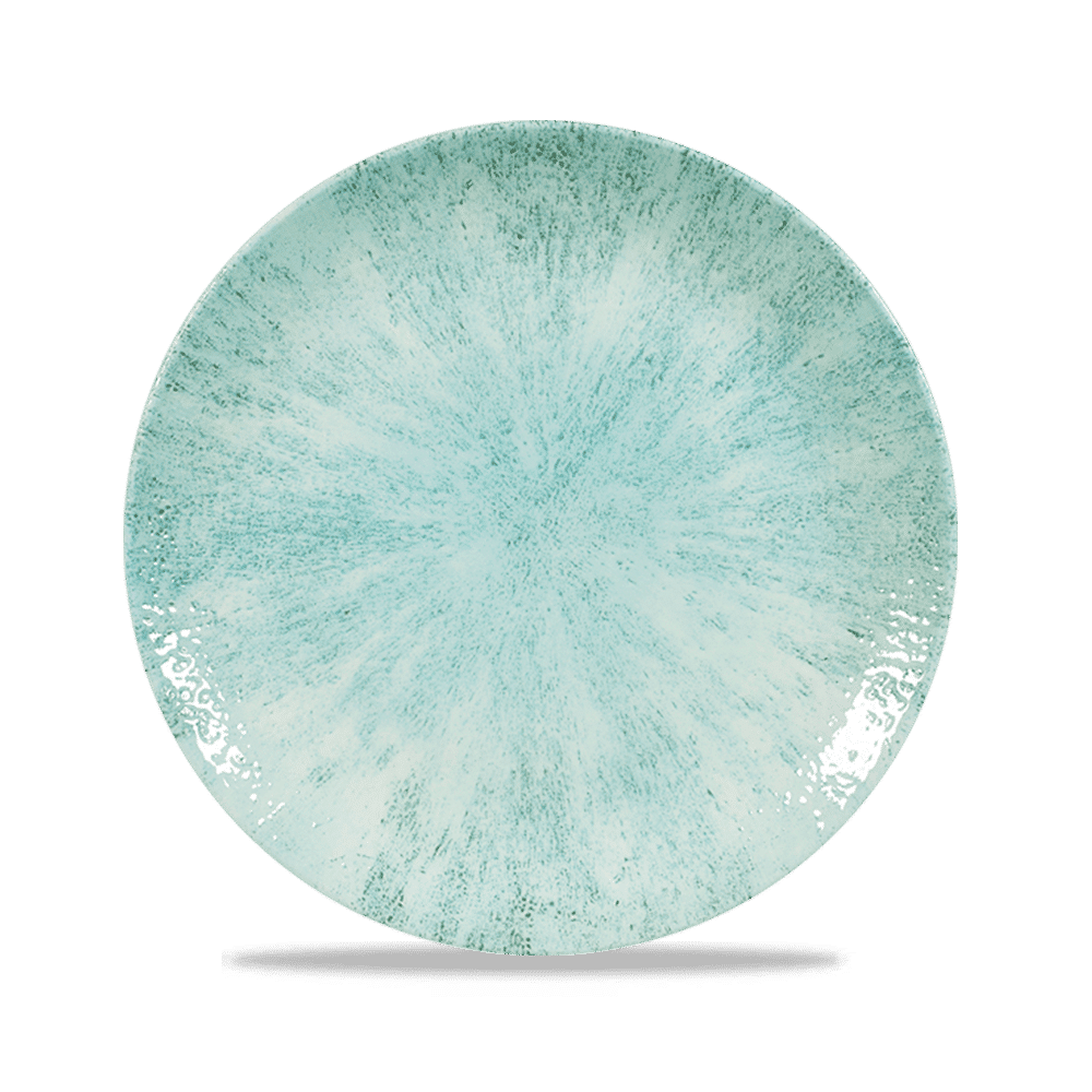 Stone Aquamarine shallow plate, 220 mm