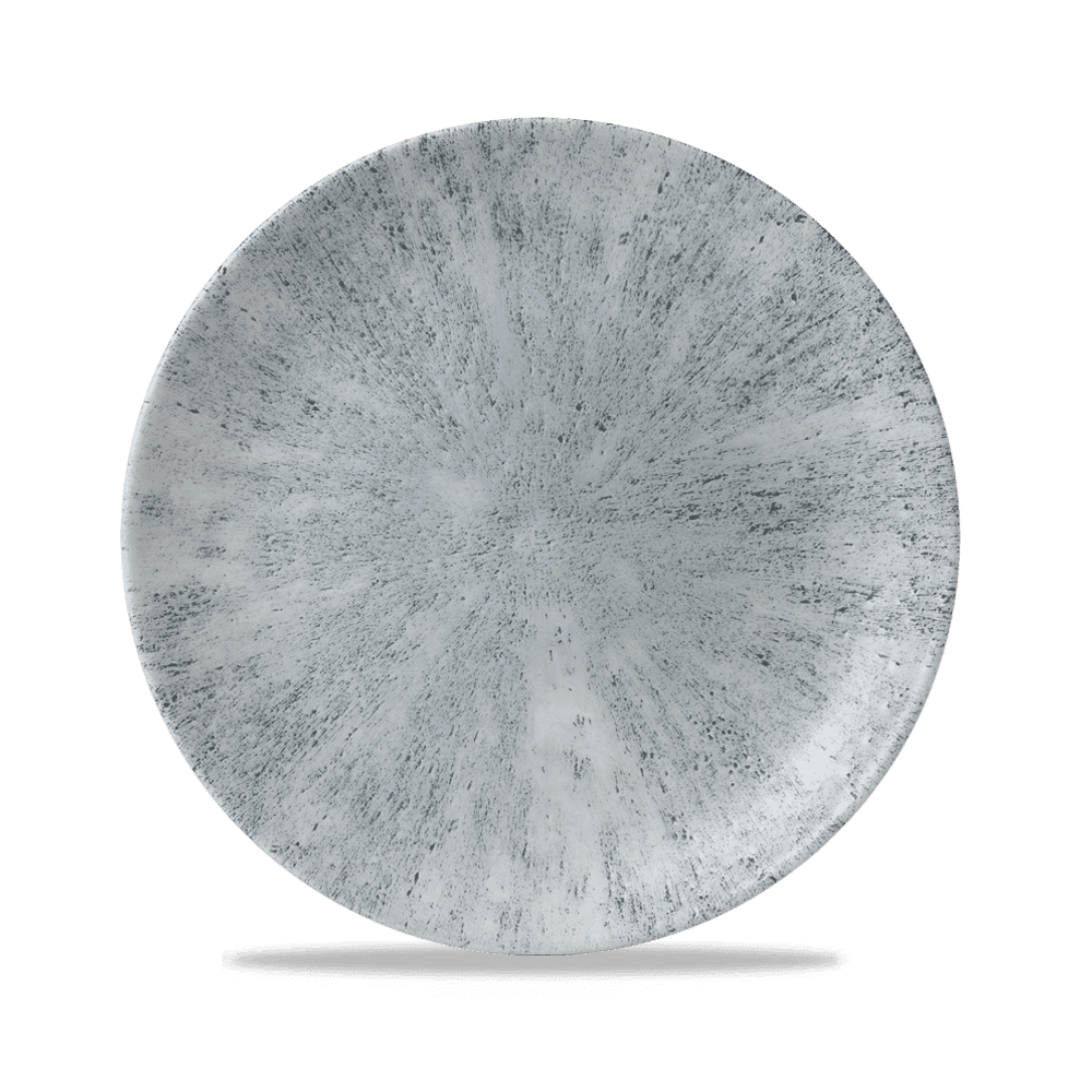 Stone Pearl Grey coupe plate, 220 mm
