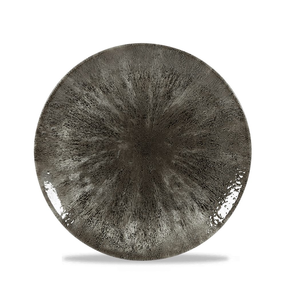 Stone Quartz Black Evolve Coupe Plate 8.67" [sk]