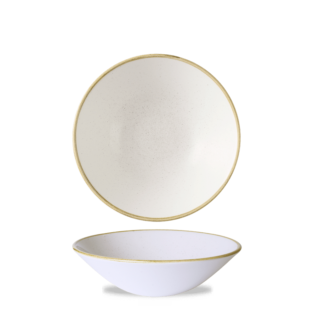 Stonecast Barley White deep coupe bowl, 200 mm, 750 ml