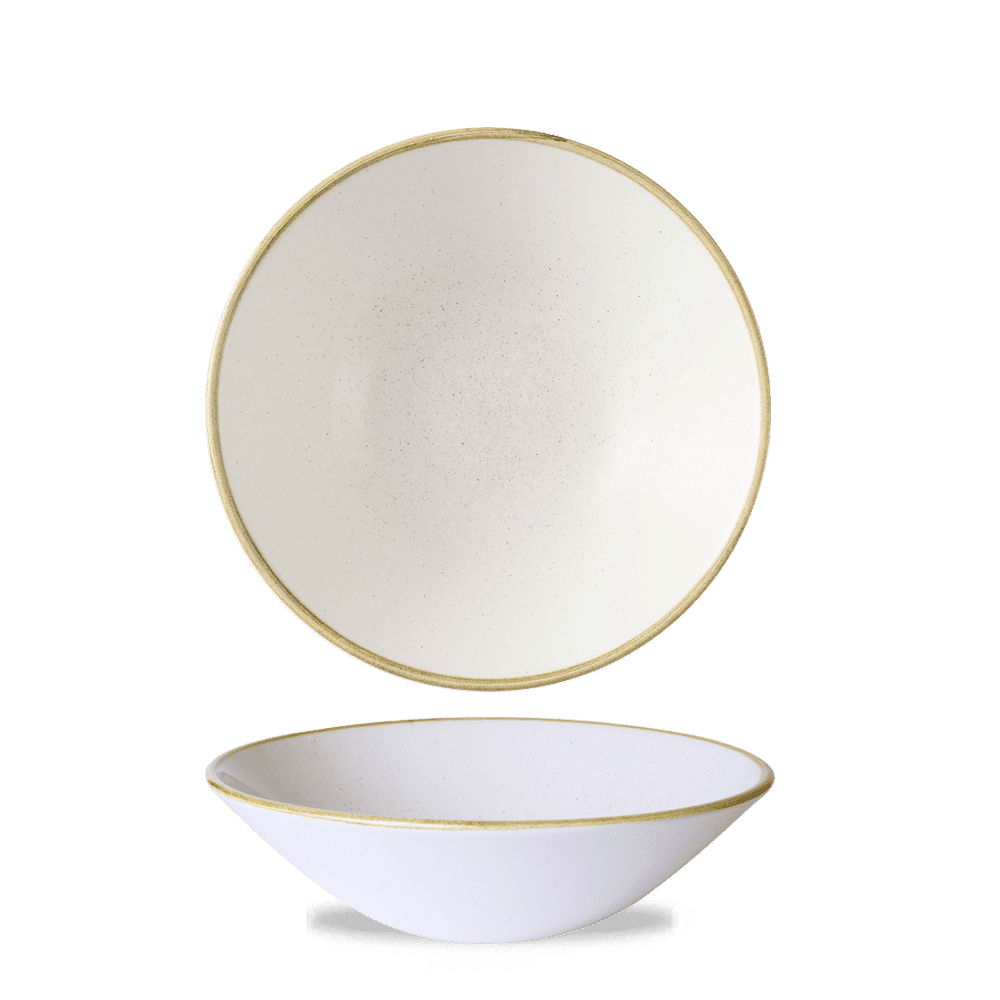 Stonecast Barley White deep coupe bowl, 220 mm, 1100 ml