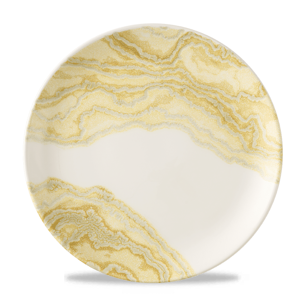Flacher Coupe-Teller Tide Gold, 290 mm
