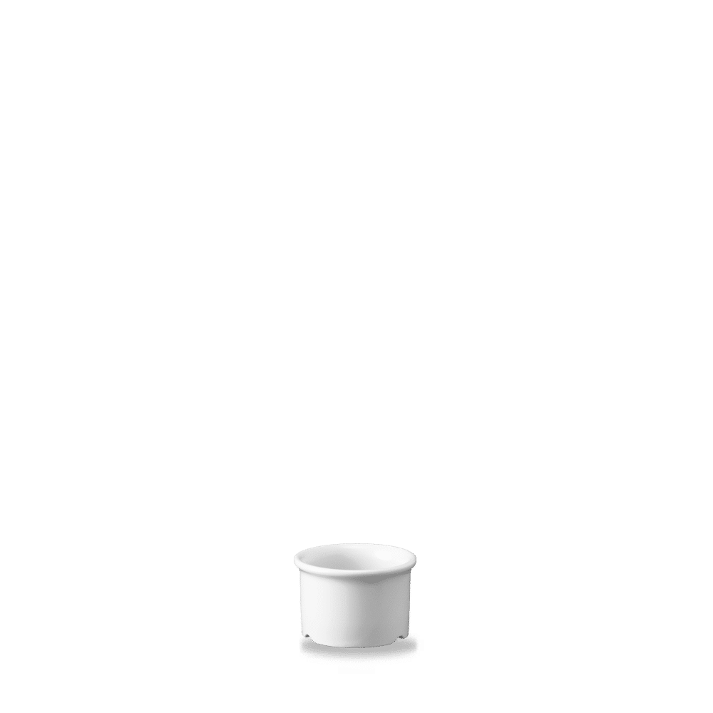 White  Dip Dish / Butter Pad 1.5Oz [sk]