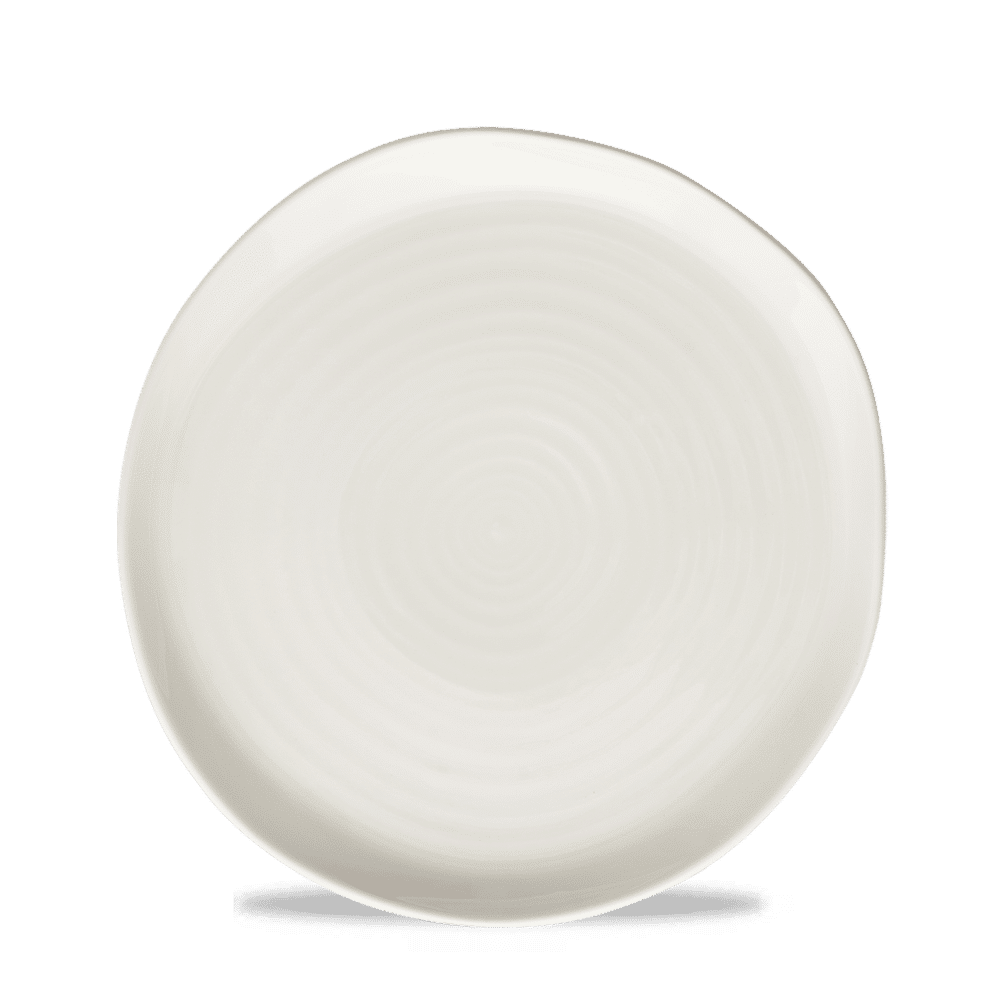 White Natural Plate 22Cm [sk]