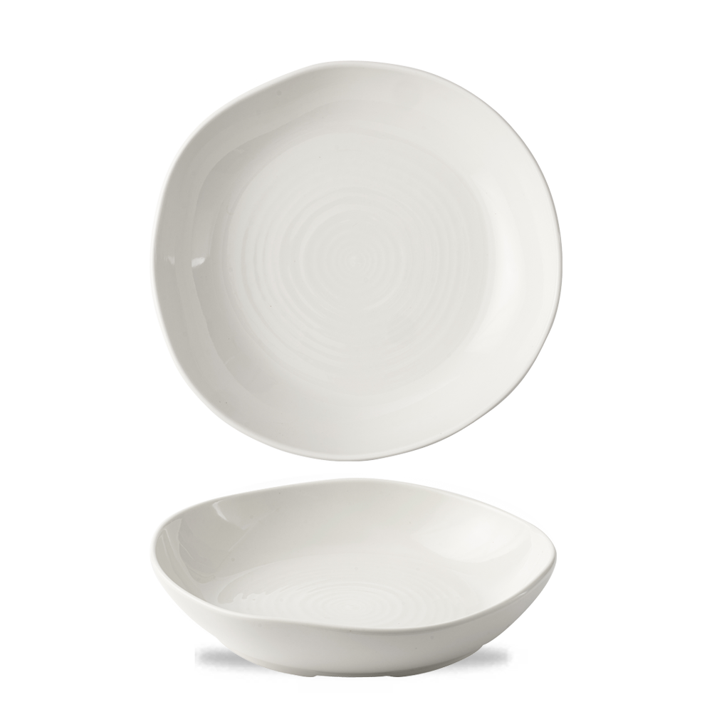 Natural White Deep Bowl, 220mm, 800ml
