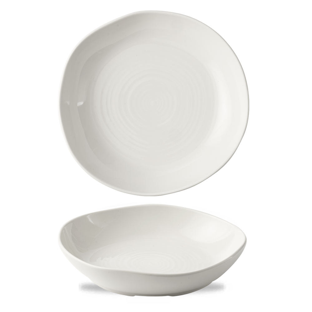 Deep bowl Natural White, 250mm, 1200ml
