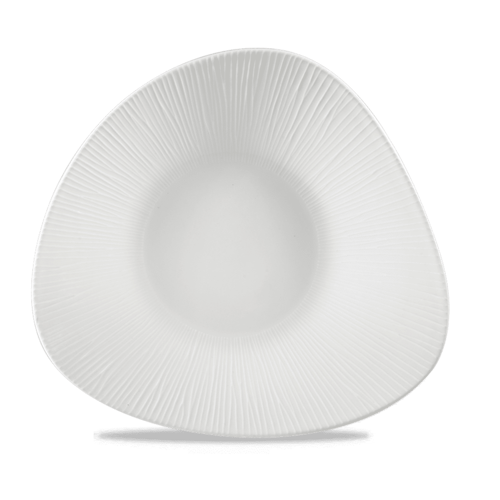 Bamboo triangular bowl, 300x300mm