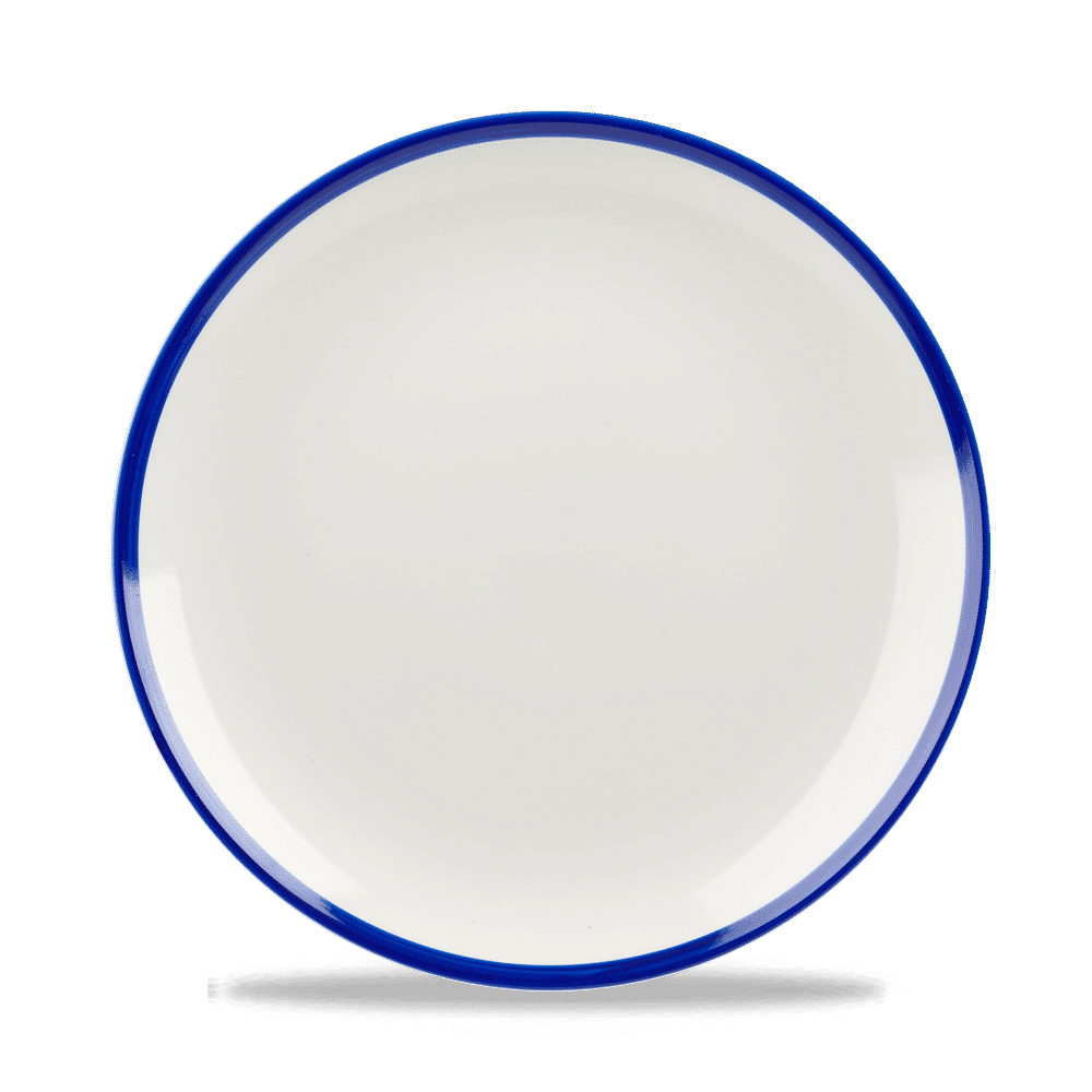 Retro Blue coupe plate, 220 mm