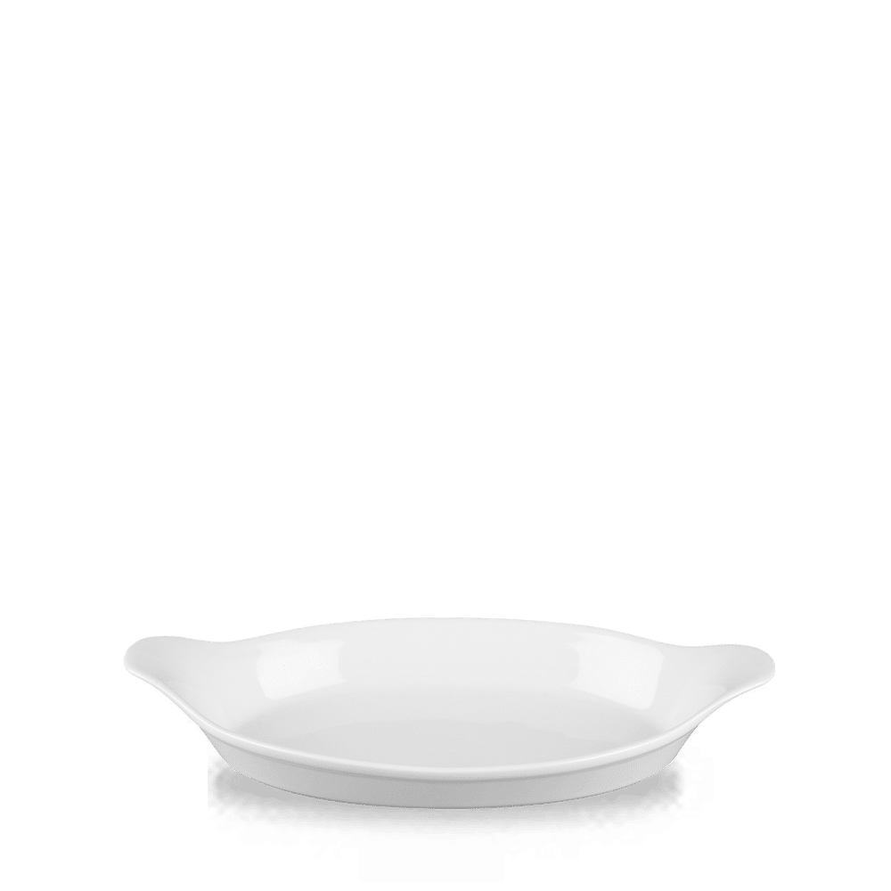 Naczynie do zapiekania owalne z uszami  White, 280x160mm, 780ml [ru]