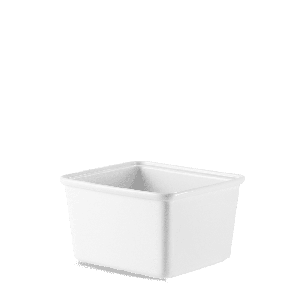 White Cookware  Rectangle Casserole Dish 7" [de]