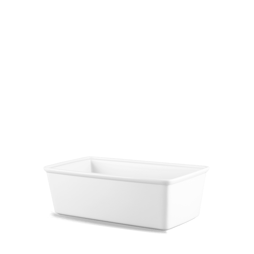 White Cookware  Lrg Rect Casserole Dish 140.8Oz [de]