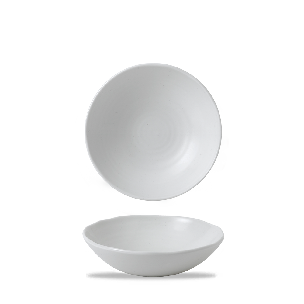 Dudson White organic-shaped coupe bowl, 150 mm, 300 ml