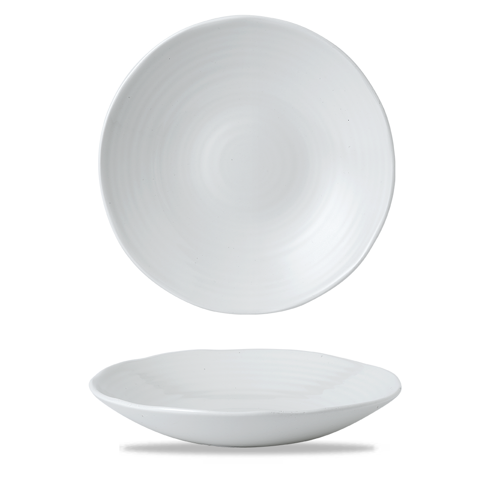 Dudson White Organic Shape Coupe Bowl, 280mm, 1350ml