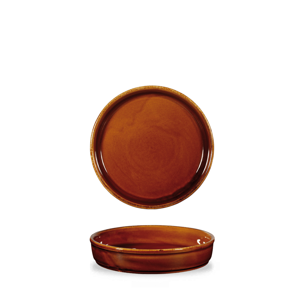 Rustics Brown  Mezze Dish 17Cm [sk]