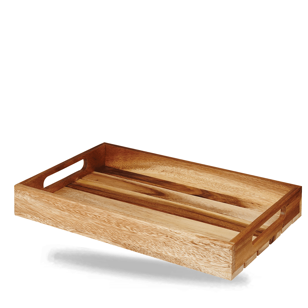 Skrzynka prostokątna drewniana, 380x240x50mm [ru]