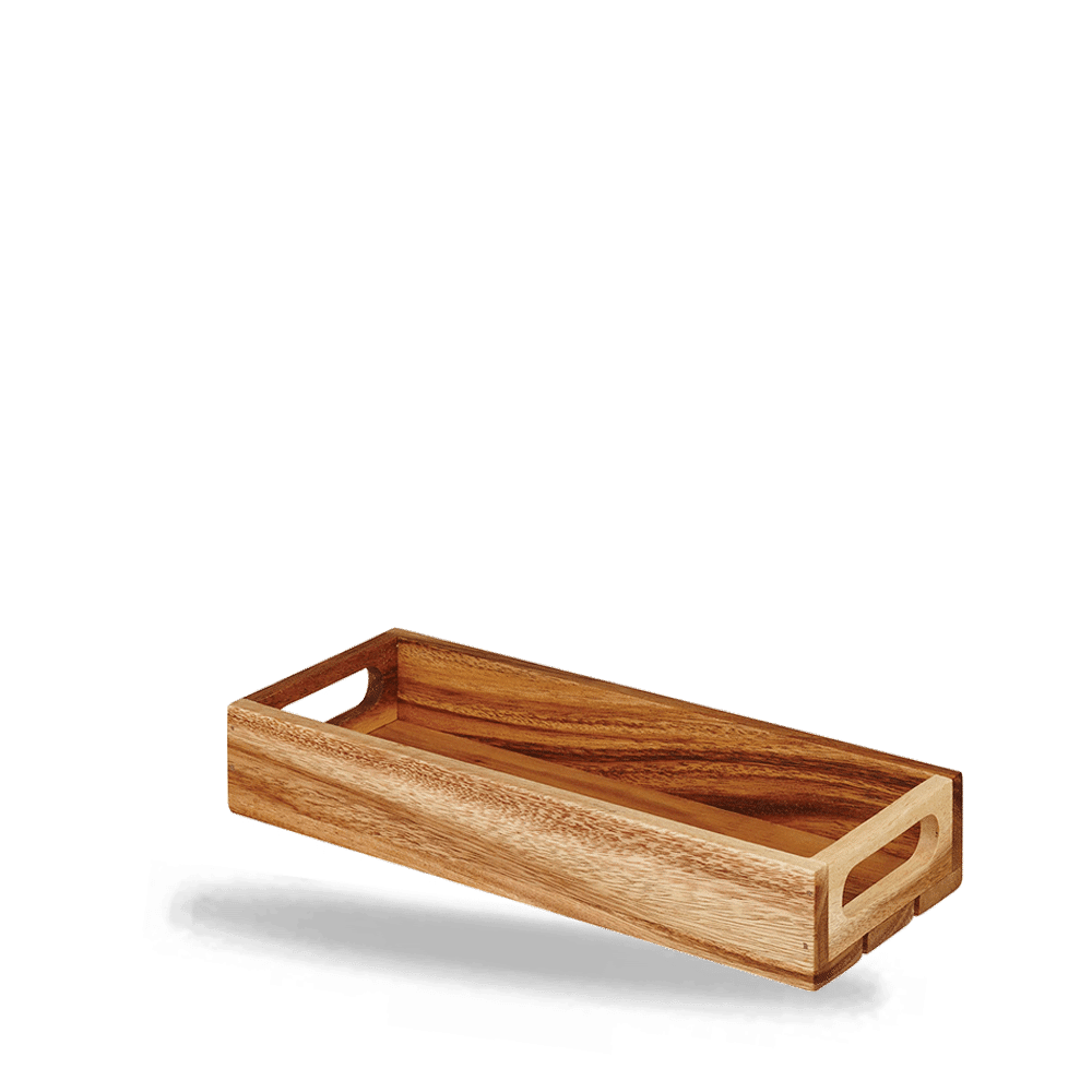 Mała skrzynka prostokątna drewniana, 300x120x50mm [ru]