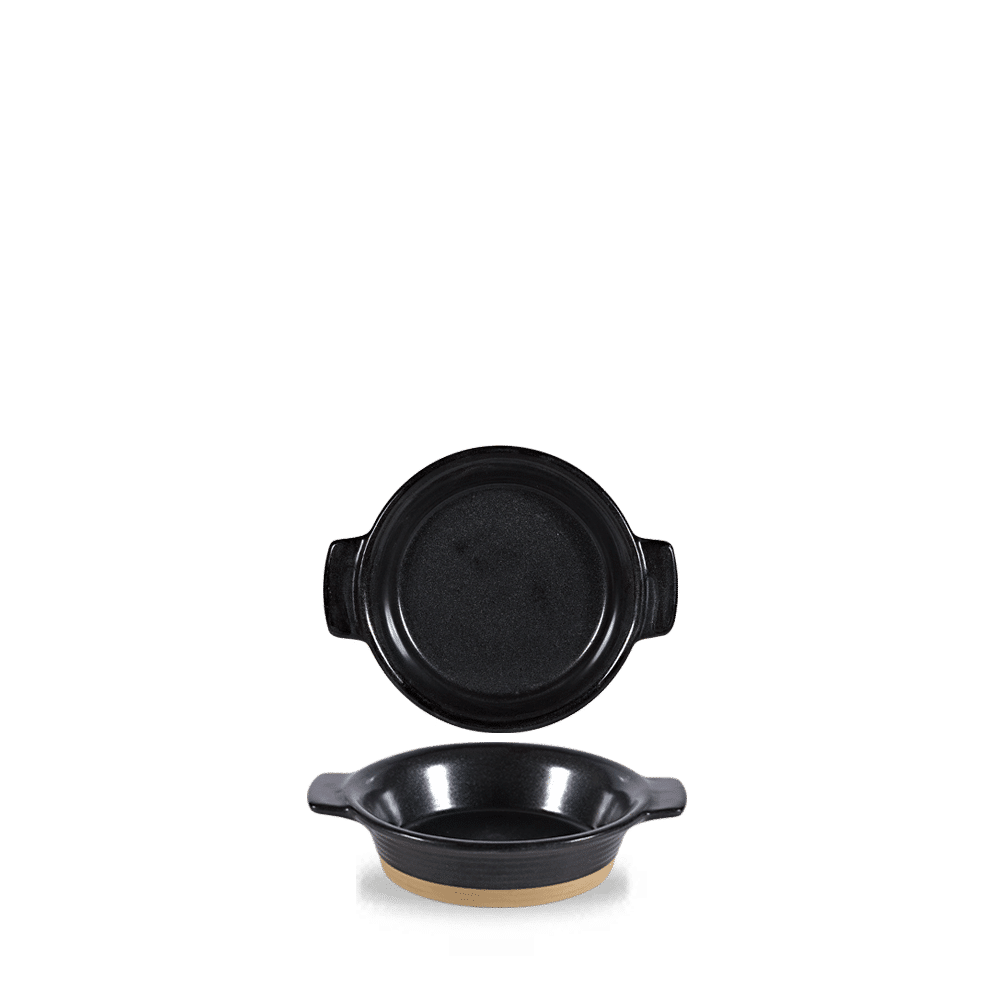 Igneous Black  Individual Dish 6.6Oz [de]