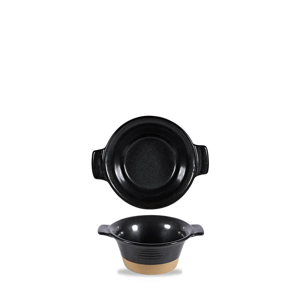 Igneous Black  Small Pie Dish 5.5" [sk]