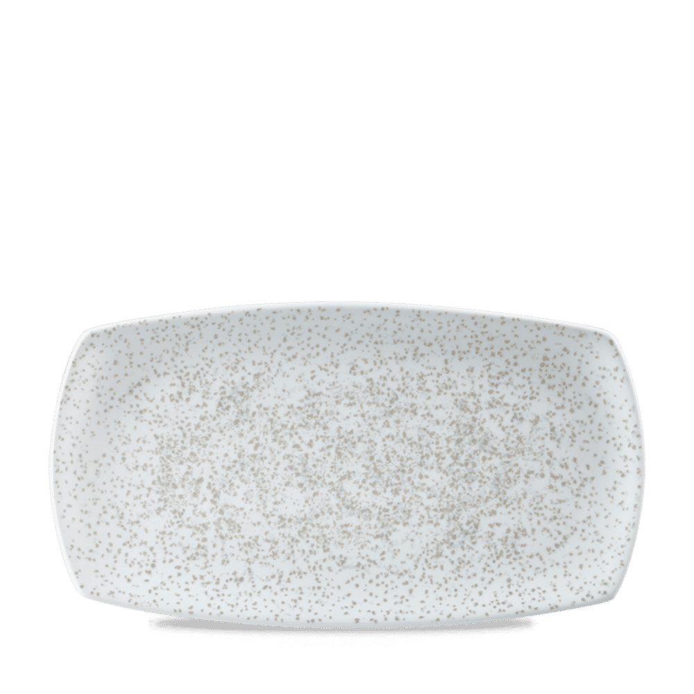 Talerz prostokątny Caldera Chalk White Shades Menu, 360x190mm [ru]